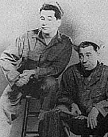 Hal March and Tom D'Andrea in The Soldiers